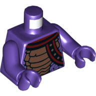 Lego tělo, tmavě fialová (6102340)